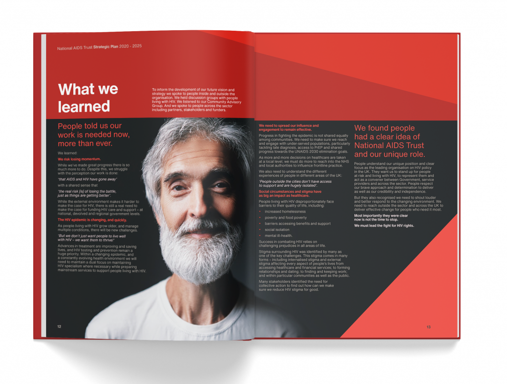 National Aids Trust Strategic Plan to promote the work of the NAT to all interested parties.